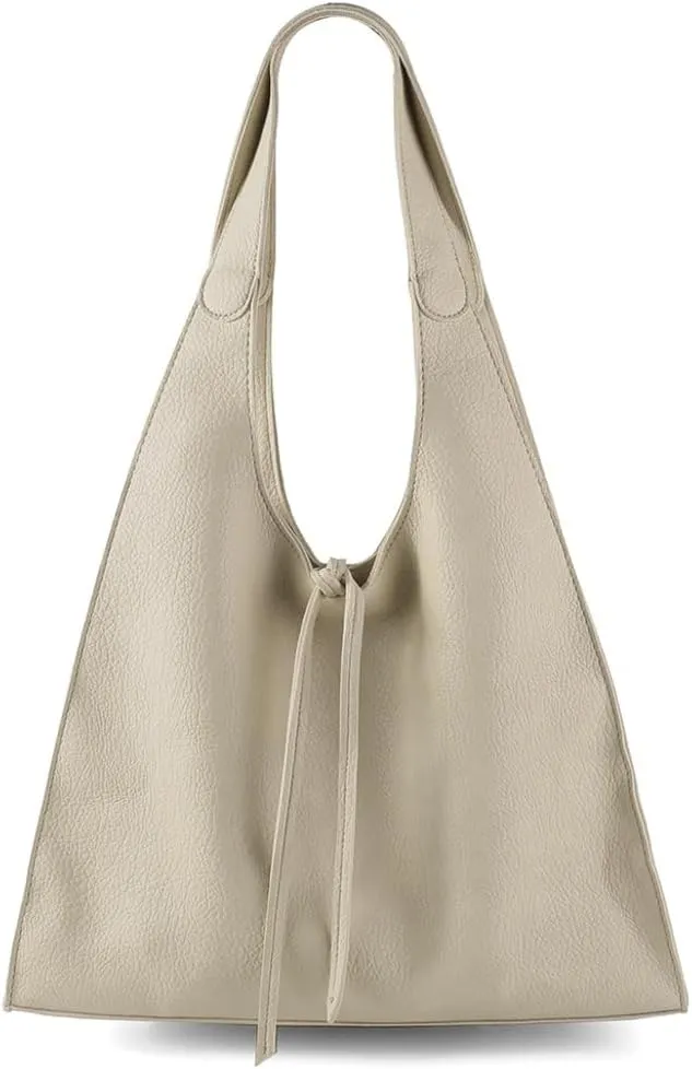2 Pcs Slouchy PU Leather Crescent Hobo Bags Women Trendy Crossbody Purse Satchels Shoulder Bag Top-handle Tote Handbag