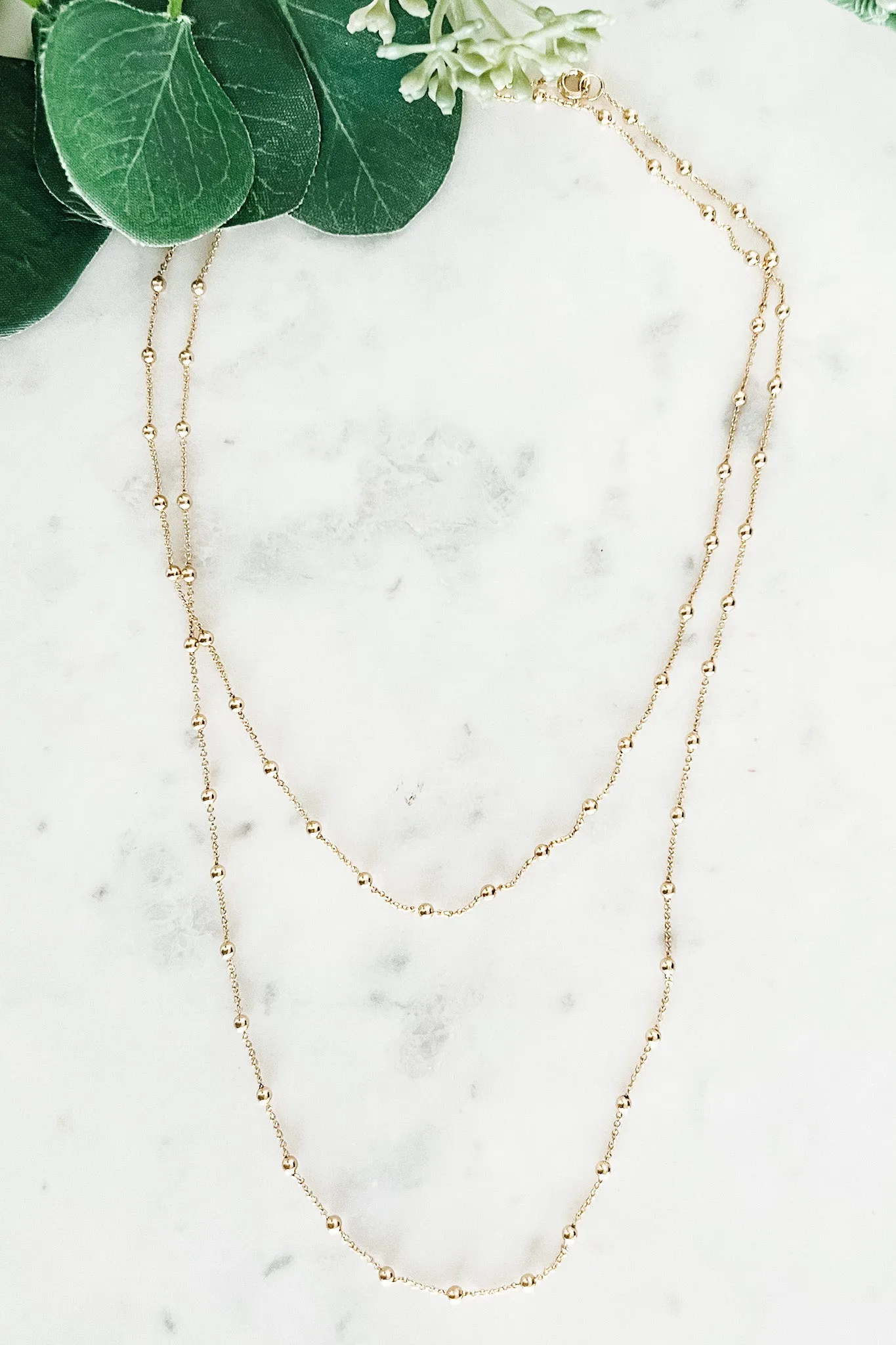 36" Ball Chain Dainty Necklace