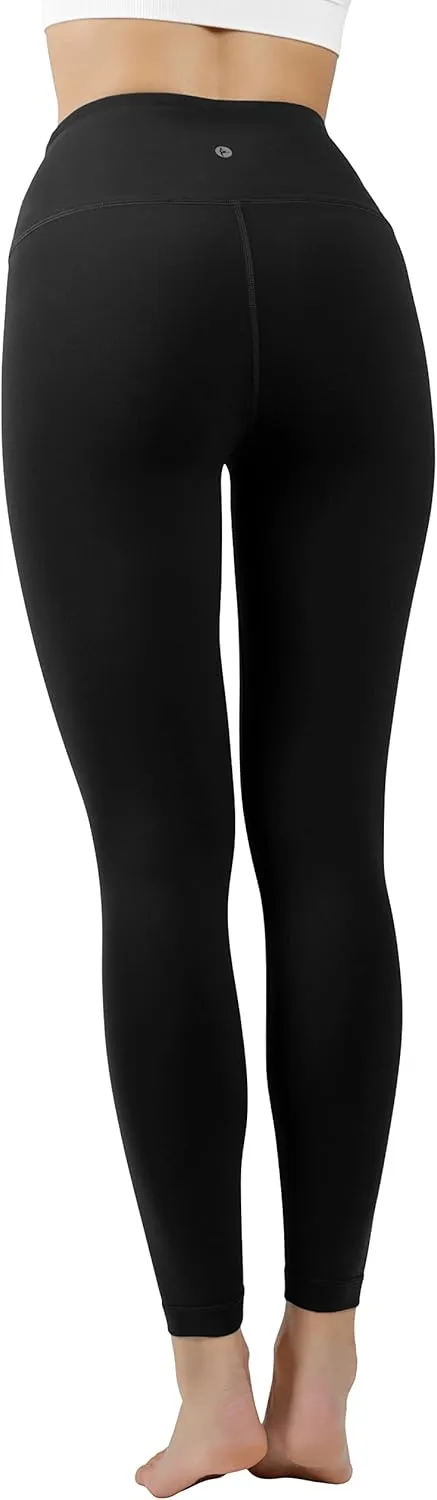 90 Degree By Reflex Ankle Length High Waist Power Flex Leggings - 7/8 Tummy Control Yoga Pants