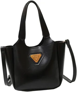 Autumn Winter Crossbody Bag for Women PU Leather Shoulder Bag Korean Styles Messengers Bag Bucket Bag Trendy Handbag
