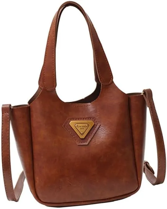 Autumn Winter Crossbody Bag for Women PU Leather Shoulder Bag Korean Styles Messengers Bag Bucket Bag Trendy Handbag