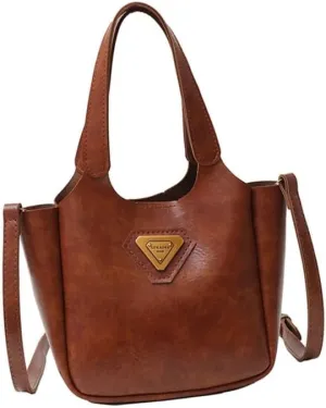 Autumn Winter Crossbody Bag for Women PU Leather Shoulder Bag Korean Styles Messengers Bag Bucket Bag Trendy Handbag