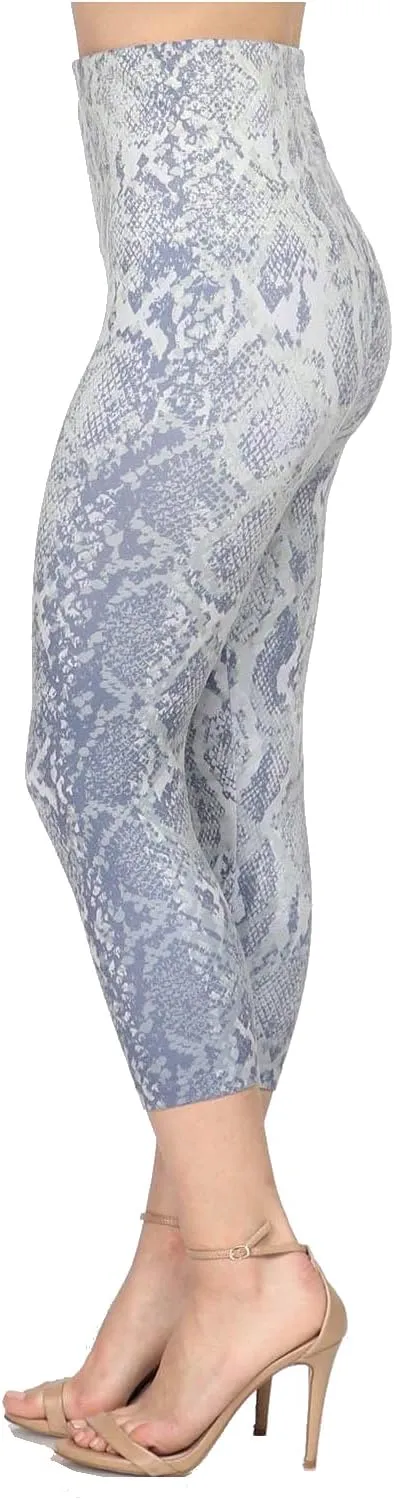 Beautiful Summer Sublimation Printed Capri Leggings