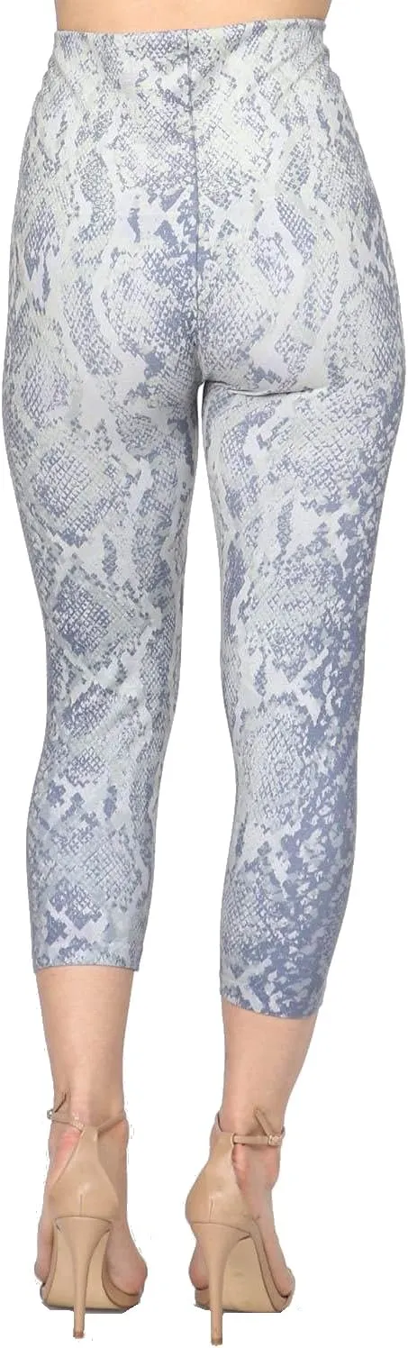 Beautiful Summer Sublimation Printed Capri Leggings