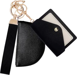 BIHRTC Wrist Strap Key Chains Keychain Wallet Lanyad Wristlet Portable Mini Coin Pocket for Women