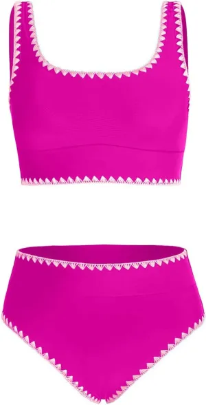 blibean Teen Girls Swimsuits Two Piece Bikini Sets with Chest Pad Size 6-15 Years