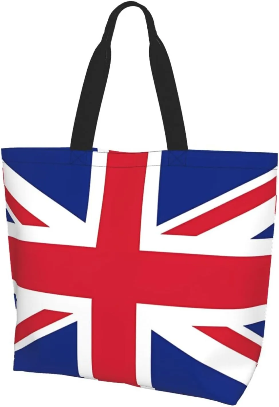 British England UK English Flag Women's Tote Bag Large Capacity Single Shoulder Bags Handbag for Shopping Work