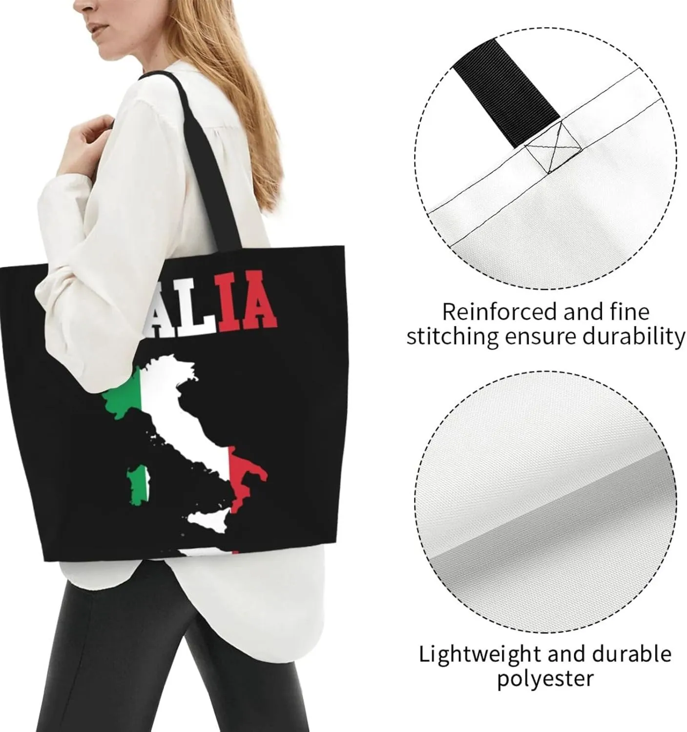 British England UK English Flag Women's Tote Bag Large Capacity Single Shoulder Bags Handbag for Shopping Work