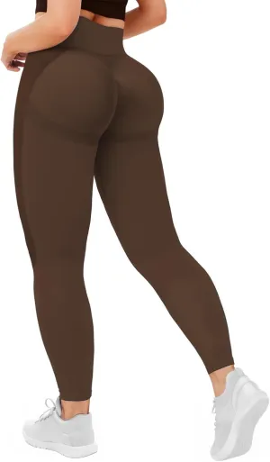 Buauty Scrunch Butt Lifting Leggings for Women Workout High Waisted Tummy Control Seamless Booty Gym Athletic Yoga Pants