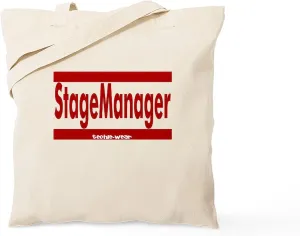 CafePress Stage Manager Tote Bag Reusable Natural Beige Canvas Shopping Bag