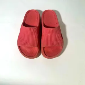 Calia Ribbed Pink Slide Sandals