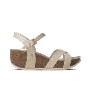 Camille Mat Gold Sandals