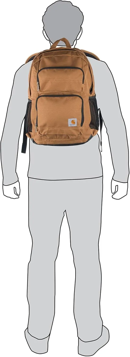 Carhartt Legacy Standard Work Backpack with Padded Laptop Sleeve and Tablet Storage, Grey