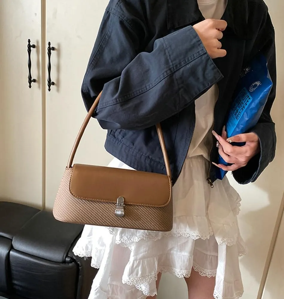 Casual Shoulder Purses For Women Cute Tote Handbag Underarm Bag Commuter Travel Satchels PU Leather 2025