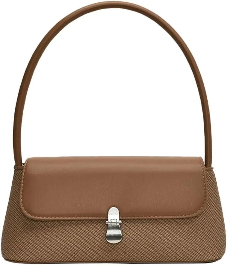 Casual Shoulder Purses For Women Cute Tote Handbag Underarm Bag Commuter Travel Satchels PU Leather 2025