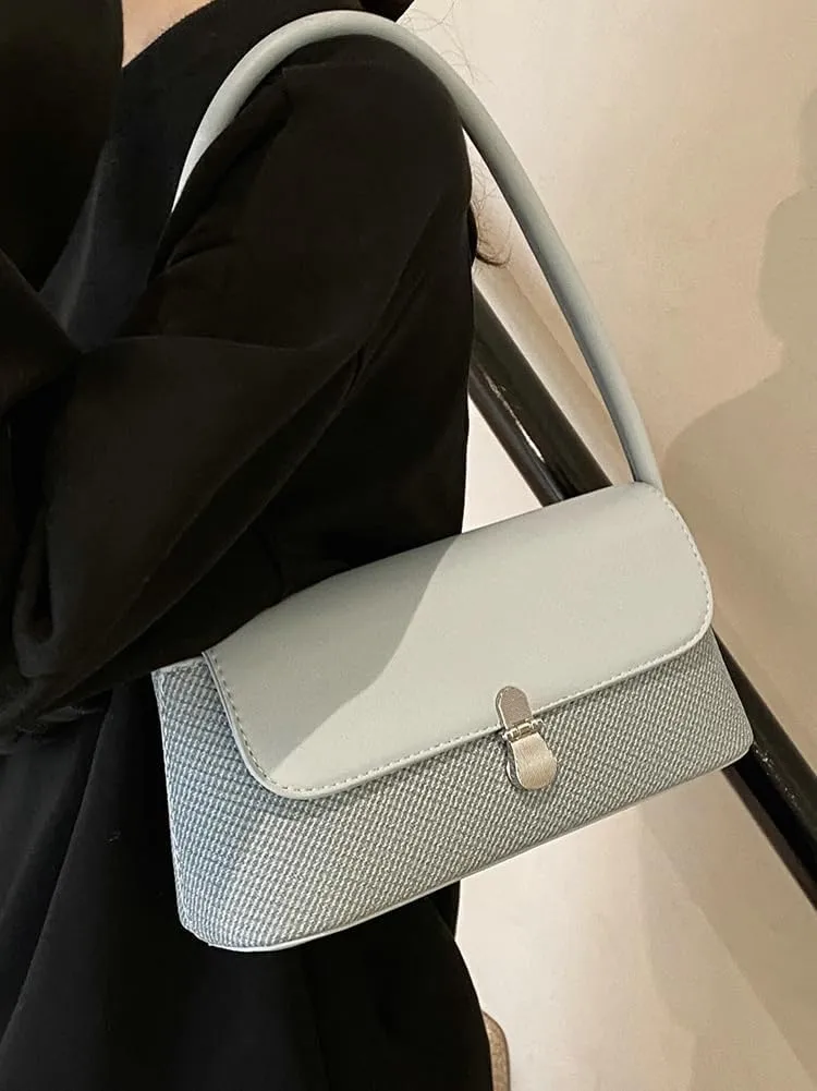 Casual Shoulder Purses For Women Cute Tote Handbag Underarm Bag Commuter Travel Satchels PU Leather 2025