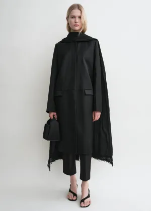 Chintz coat black