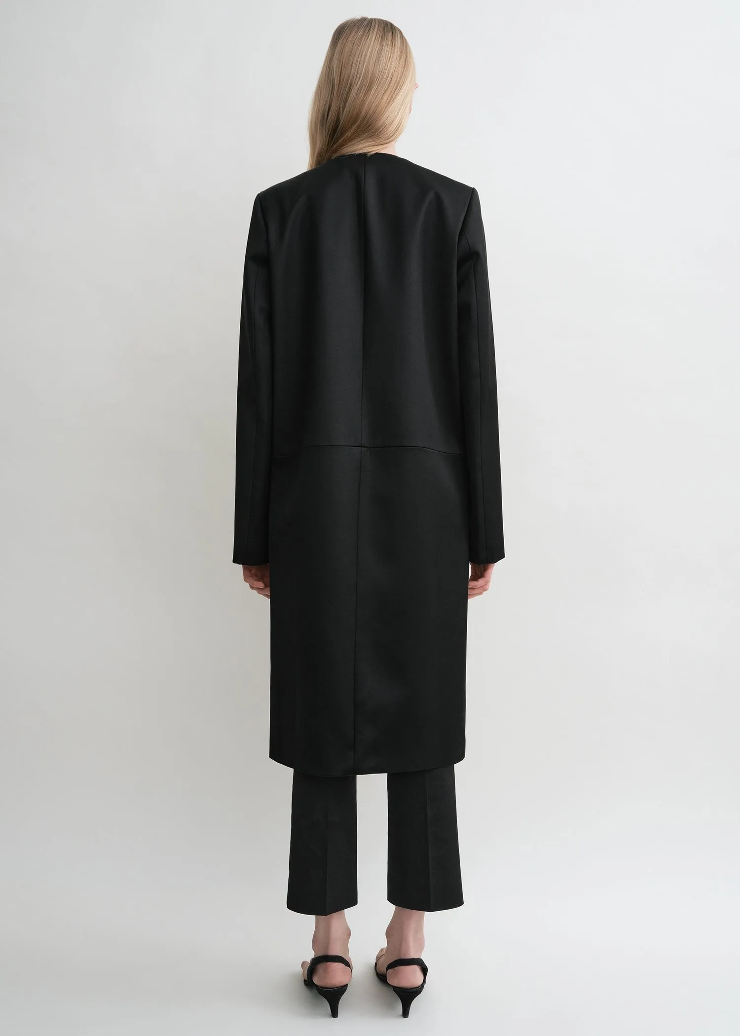 Chintz coat black