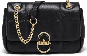 Cnoles Crossbody Bags for Women Fashion Leather Shoulder Bag with Chain Strap Trendy Clutch Purse Satchel Purse Handbag