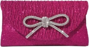 Evening Bag for Women Rhinestone Clutch Purse Satin Sparkly Satchel Purse Wedding Party Prom Purse