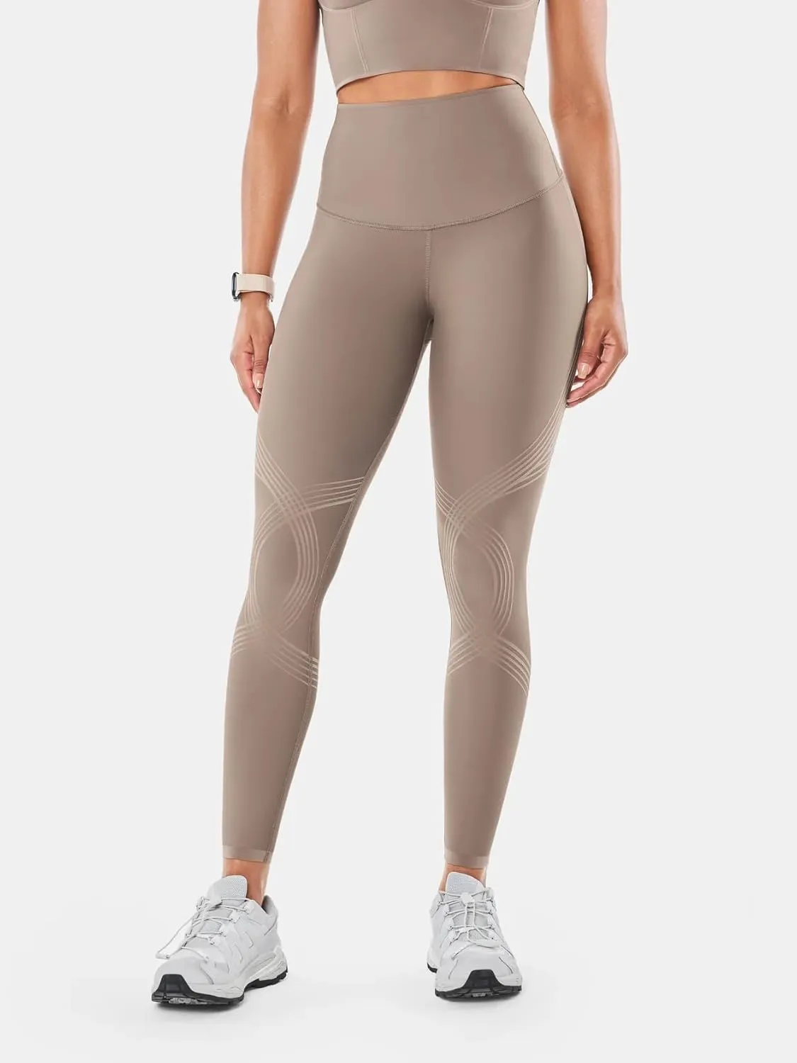 Fanka Women's Full Length Compression Body Sculpt Leggings for Women Tummy Control High Waisted Through Reversible Wear