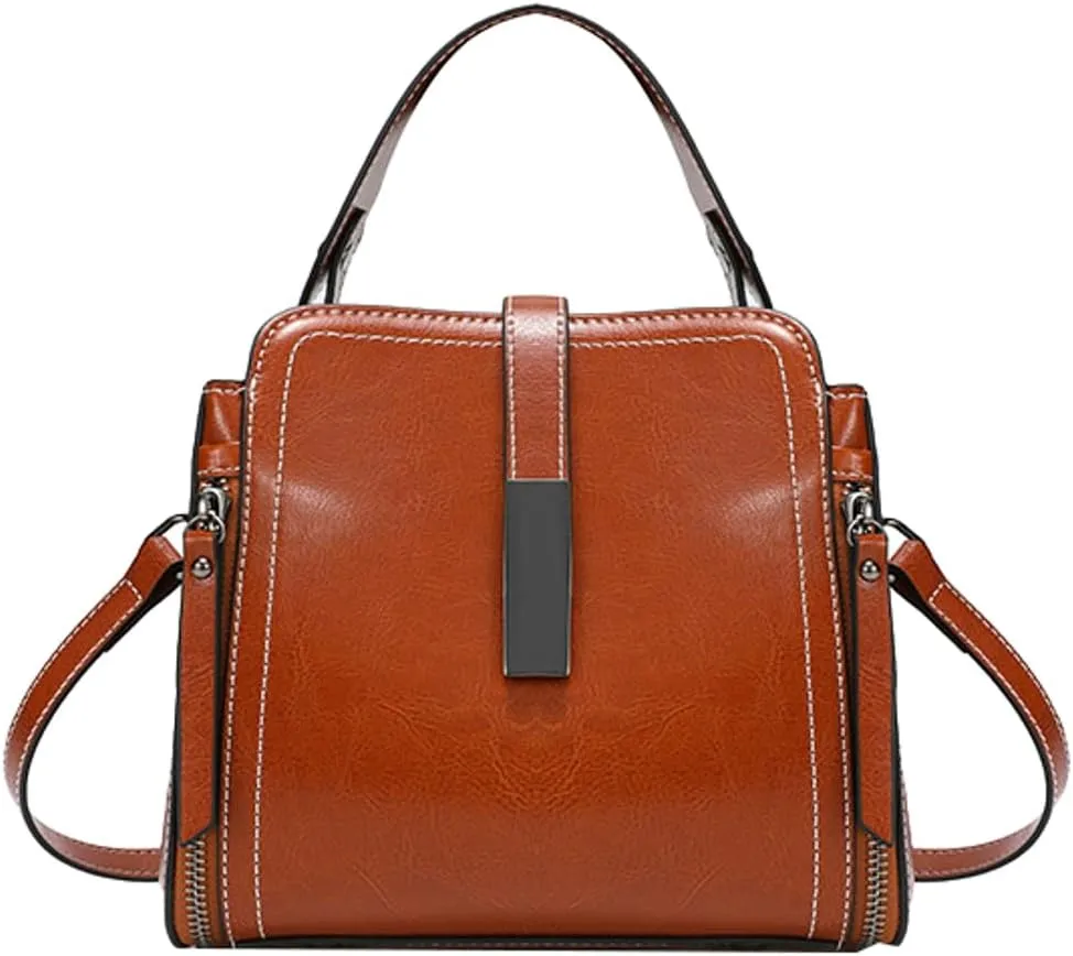 Fashion Handbag Messenger Bag for Women 2025 Retro Shoulder Purse PU Leather Tote Bag Hobo Purse Commuter Handbags Satchels