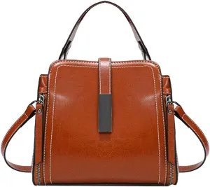 Fashion Handbag Messenger Bag for Women 2025 Retro Shoulder Purse PU Leather Tote Bag Hobo Purse Commuter Handbags Satchels