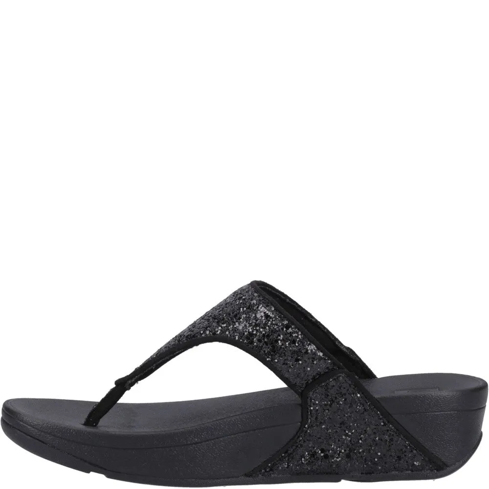 Fitflop Lulu Glitter Toe-Post Sandals
