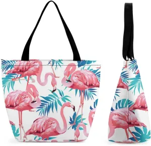 Floral Vintage Colorful Print Hobo Handbags With Zipper Women's Tote Handbags