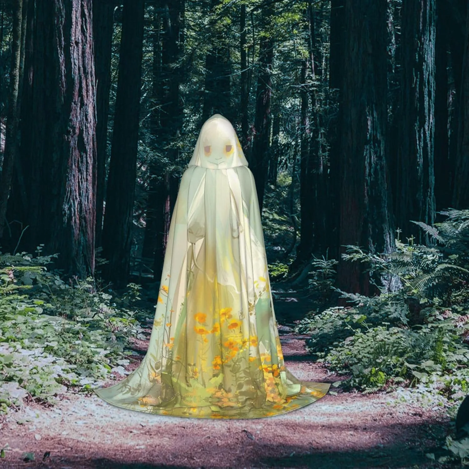 Halloween Horror Halloween Cape For Teenagers, Hooded Cloak Long Cape Costume Cloak For Party Or Cosplay