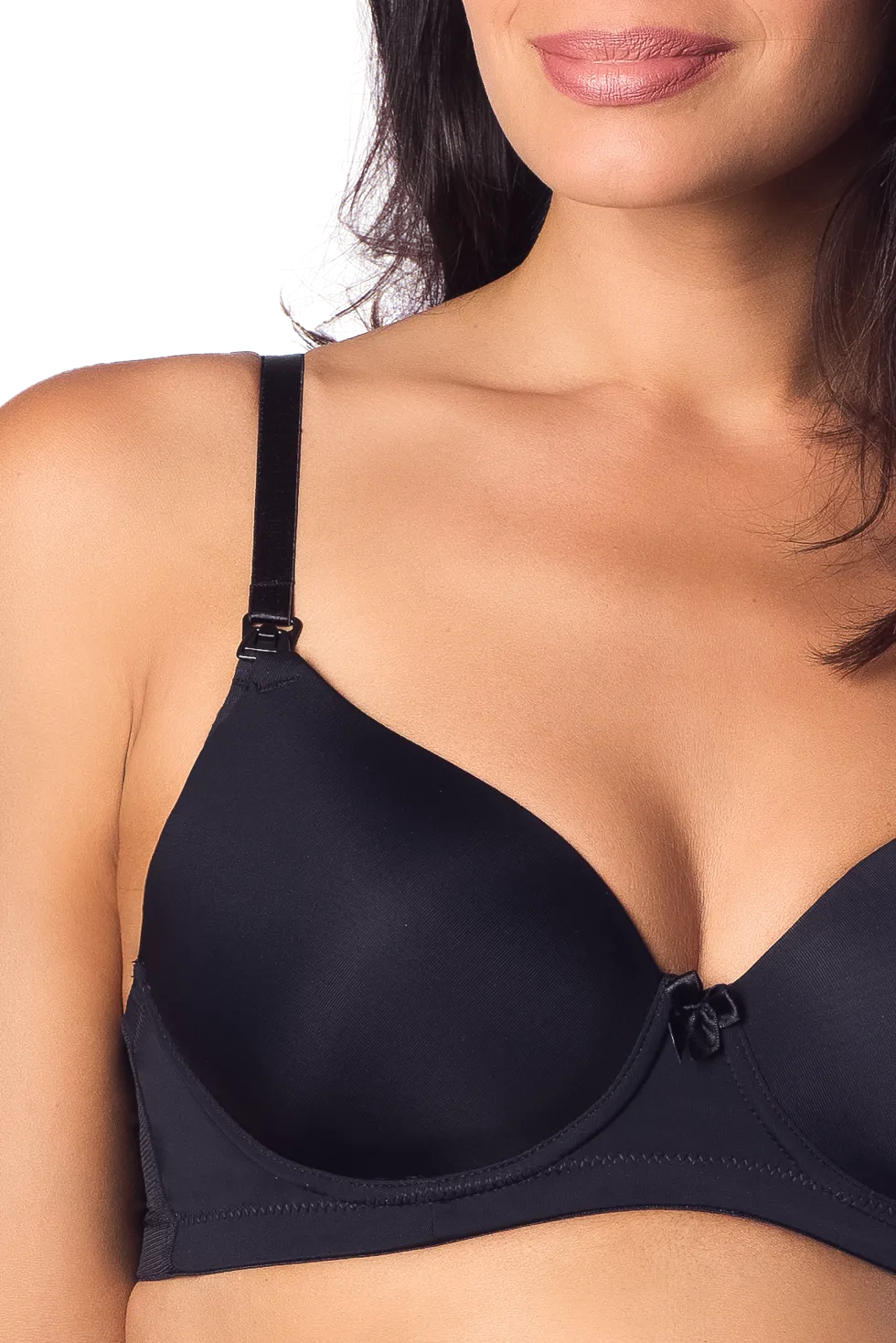 Hotmilk 'Forever Yours' Contour Nursing Bra - Jet Black