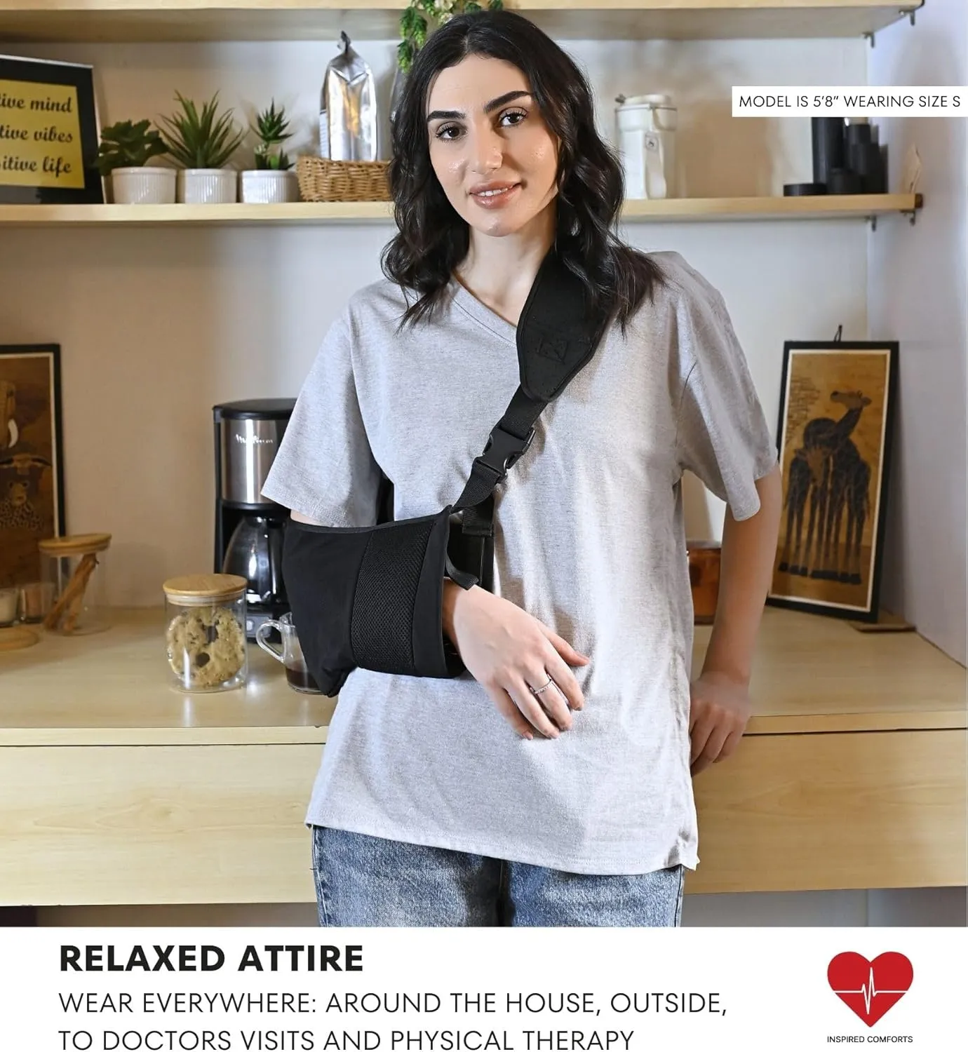 Inspired Comforts Unisex Post Surgery & Rehab V Neck Dual Access Snap Shirt