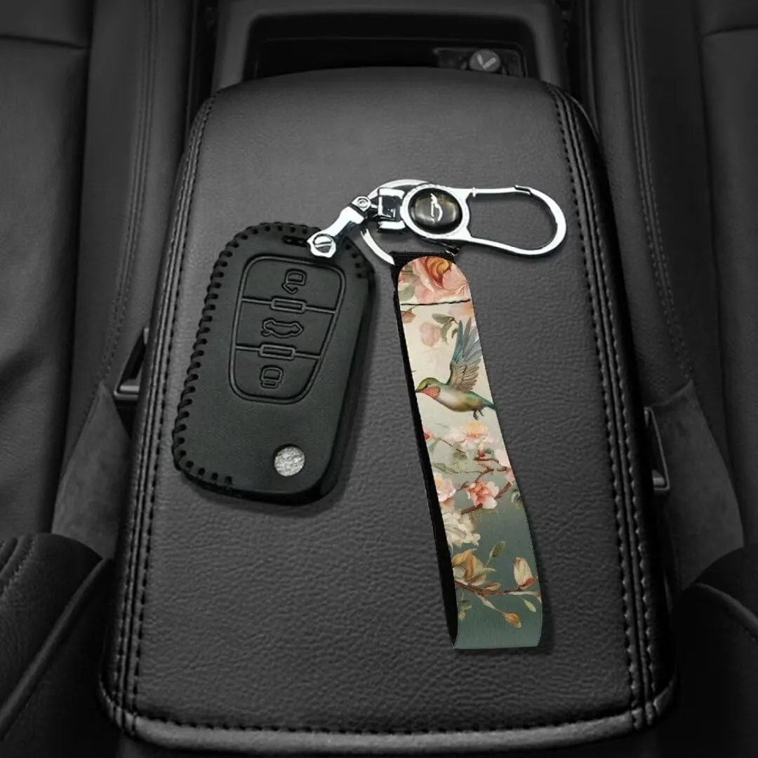 Jeiento Wristlet Lanyard Key Chain Holder for Women, Key Chains with Metal Ring for Car Keys, Backpacks, Gym Daypacks
