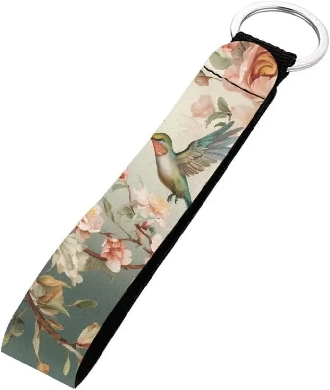 Jeiento Wristlet Lanyard Key Chain Holder for Women, Key Chains with Metal Ring for Car Keys, Backpacks, Gym Daypacks
