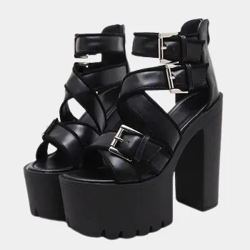 Joskaa 2024 New Platform Designer Chunky Sandals