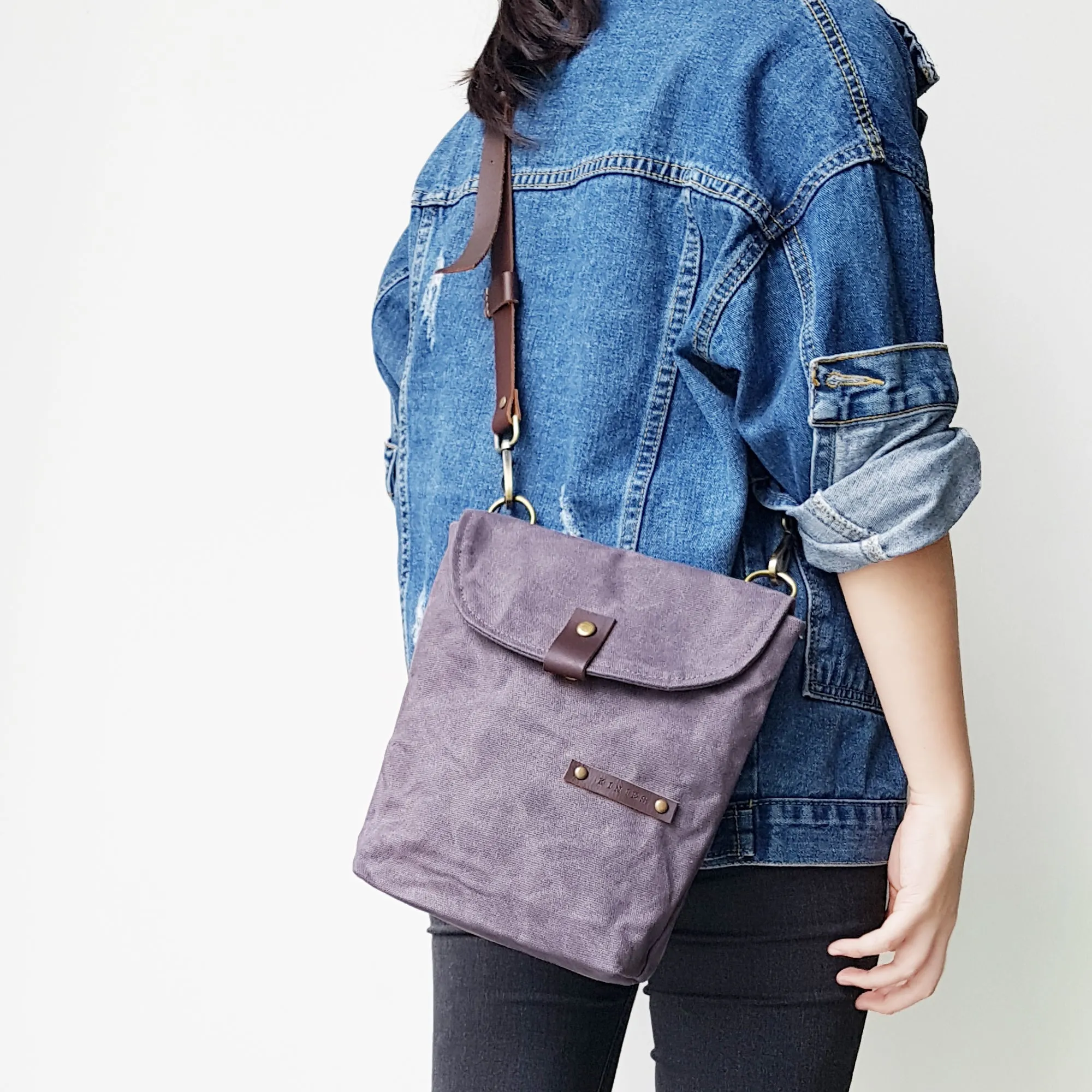 KINIES HANDMADE: Flip Flap Cover Sling Bag (Large)