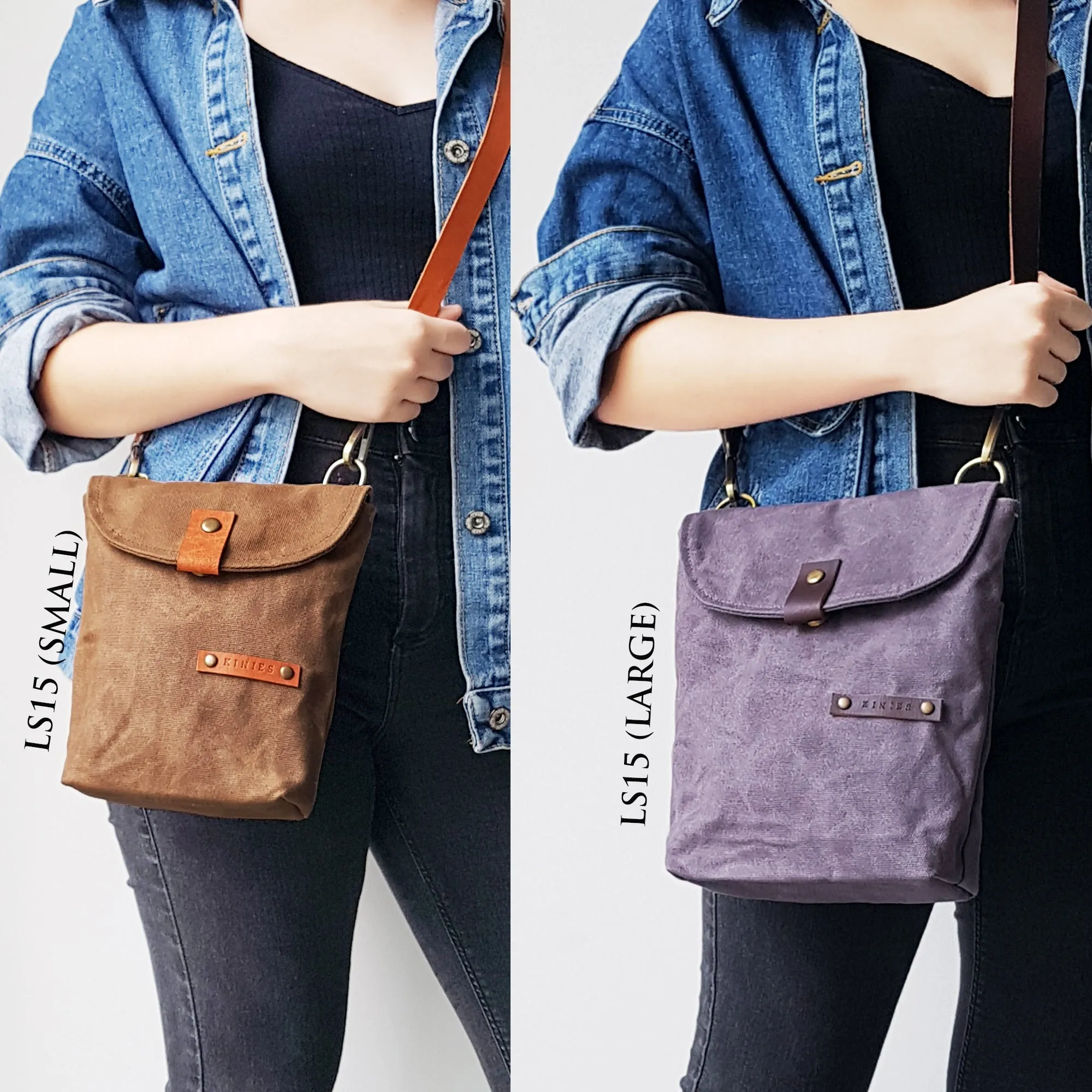 KINIES HANDMADE: Flip Flap Cover Sling Bag (Large)