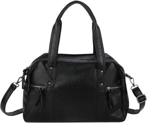 Large Crossbody Bags for Women Leather Shoulder Handbag Designer Satchel Handbags Top Handle Work Travel Tote Bag