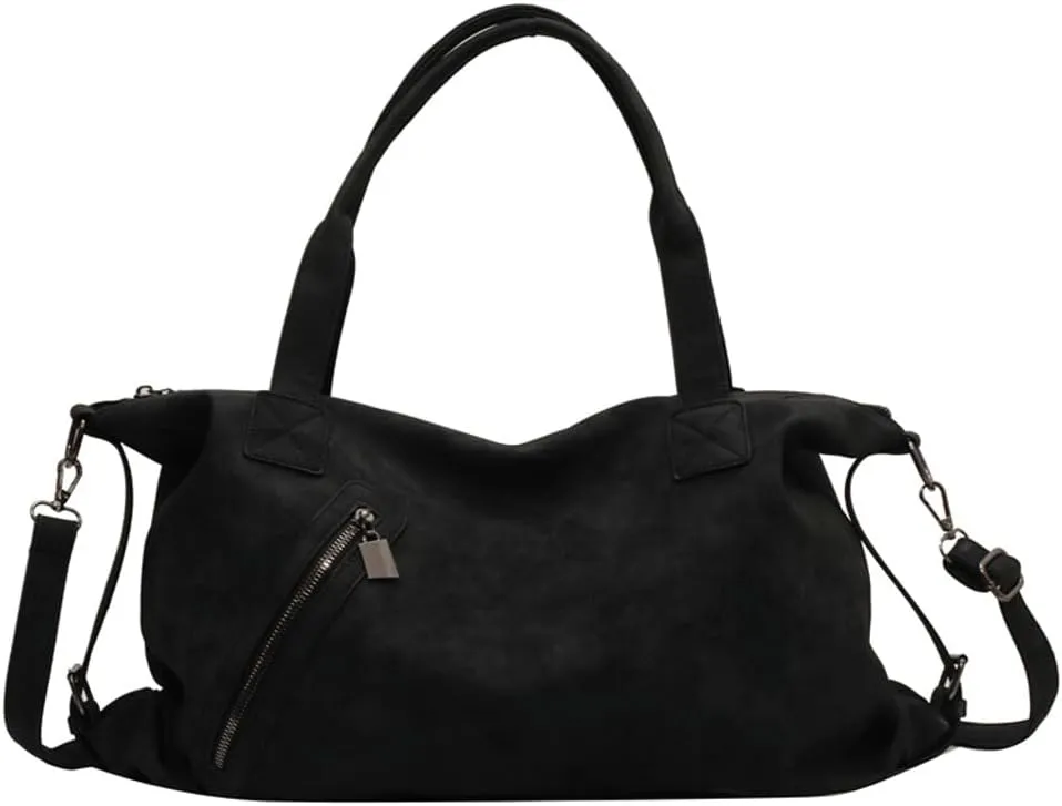 Large Tote Bag for Women Vegan Leather Shoulder Crossbody Purse Trendy Handbag Satchels for Work Travel