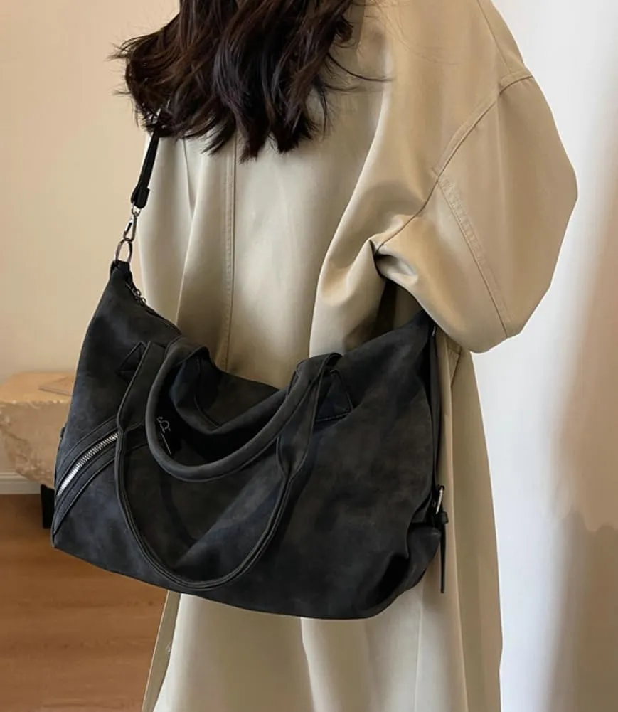 Large Tote Bag for Women Vegan Leather Shoulder Crossbody Purse Trendy Handbag Satchels for Work Travel