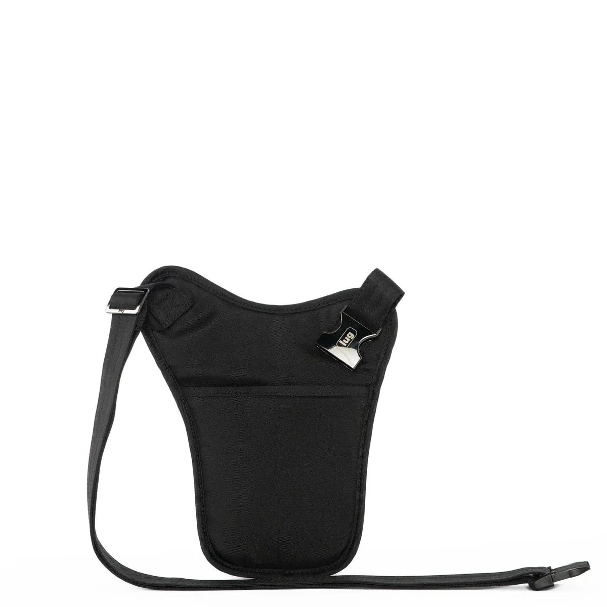 LUG Slingshot Convertible Crossbody Bag in Brushed Black