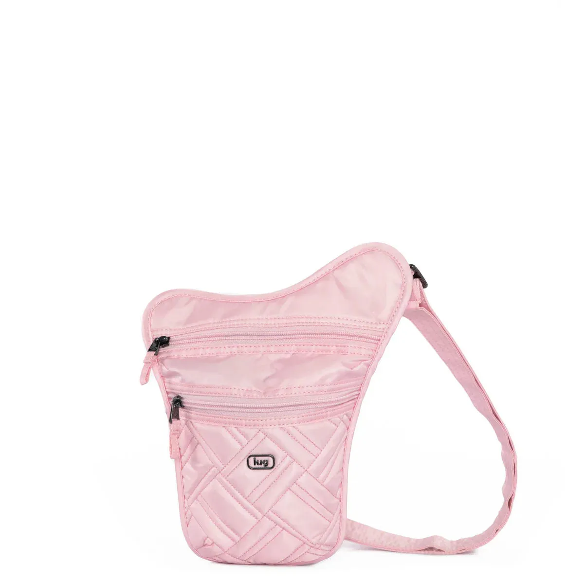 LUG Slingshot Convertible Crossbody Bag in Bubble Pink