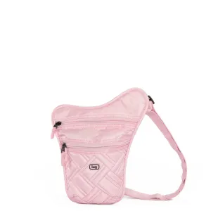 LUG Slingshot Convertible Crossbody Bag in Bubble Pink