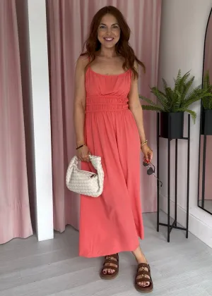 Lulu Dress - Coral