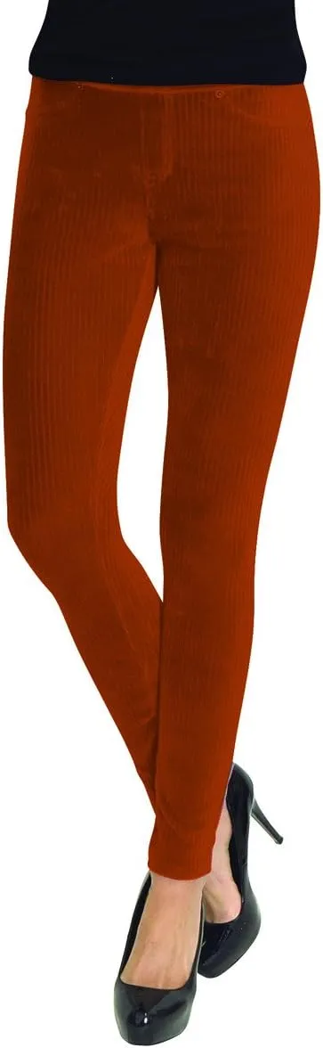 MeMoi Wide-Rib Stretch Corduroy Leggings