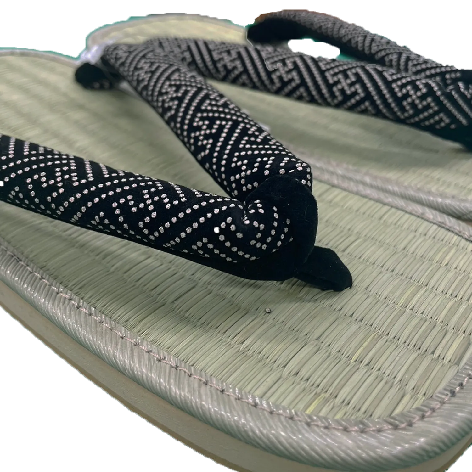 Men's Tatami setta sandals : Saya-gata pattern