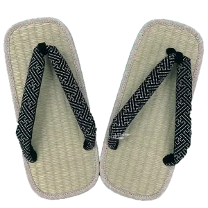 Men's Tatami setta sandals : Saya-gata pattern