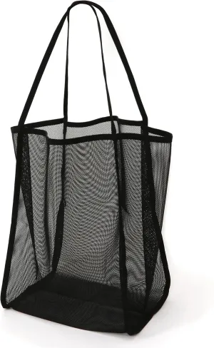 Mesh Beach Tote Bag for Sand Toys Kids Women Foldable Lightweight Durable Outdoor Shopping Travel Swim