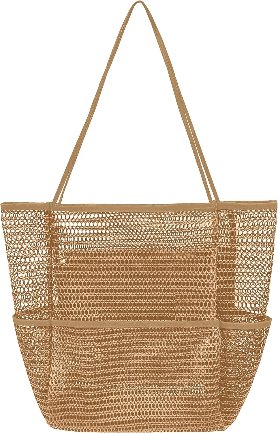 Mesh Beach Tote Bags for Women Sandproof Large Shoulder Pool Swimming Bag Summer Vacation Essentials Inner Pocket