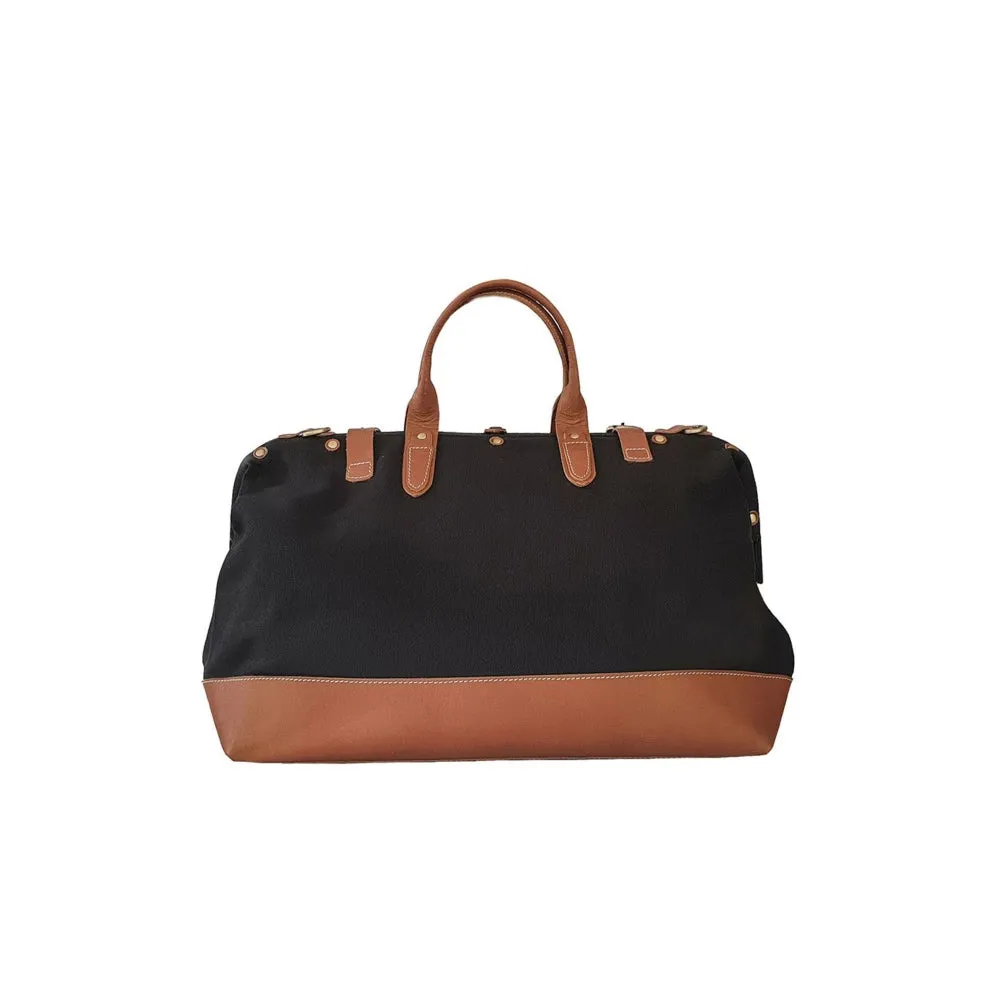 Nappa Dori Black Weekender Bag
